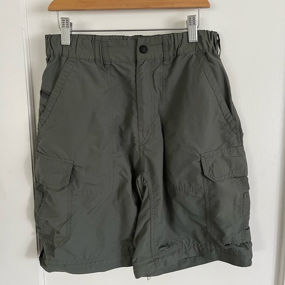 𝅺REI Cargo Shorts Mens Size 30 Waist Grey Nylon Hiking Outdoors - Picture 1 of 10